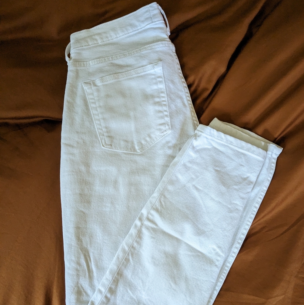 Everlane white jeans